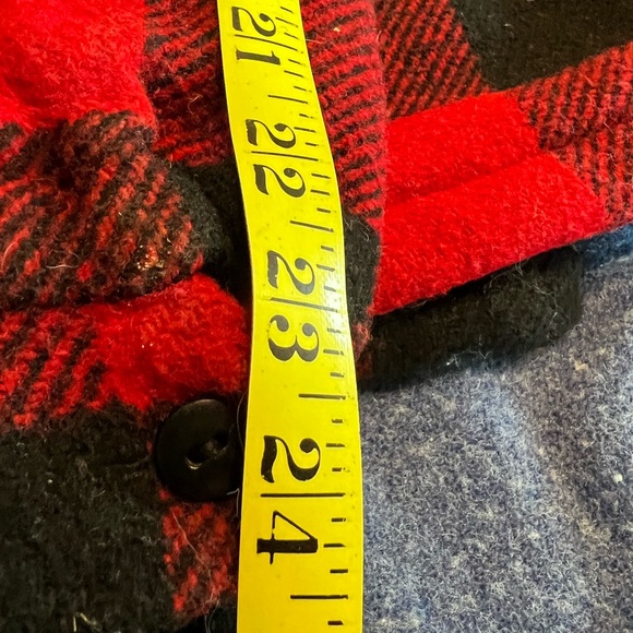 Vintage Cal Craft Buffalo Plaid Wool Sherpa lined jacket sz 1X 48 - Picture 11 of 11